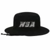Pacific Headwear NSA Flag Series Bucket Hat: 1944B-BLK