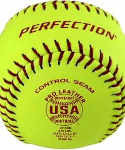 Baden USA Perfection 11" 47/375 Leather Fastpitch Softballs: 2A311FLY