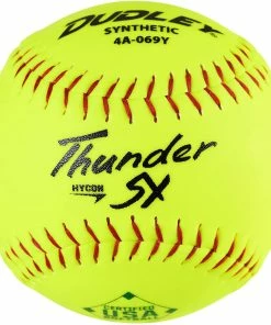 Dudley ASA Thunder SY Hycon 12" 52/300 Synthetic Slowpitch Softballs: 4A-069Y
