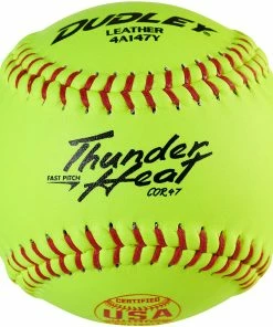 Dudley ASA Thunder Heat 12" 47/375 Leather Fastpitch Softballs: 4A-147Y