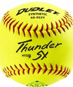 Dudley ASA Thunder SY Hycon 11" 52/300 Synthetic Slowpitch Softballs: 4A-923Y