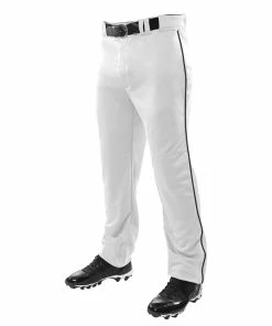 Champro Sports Adult Triple Crown Open Bottom Baseball Pants With Piping: BP91UA