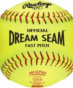 Rawlings ASA NFHS Dream Seam 12" 47/375 Leather Fastpitch Softballs: C12RYLAH