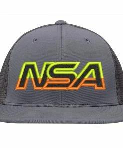 Pacific Headwear NSA Outline Series SUNRISE Flex Fit Hat: ES341-GR