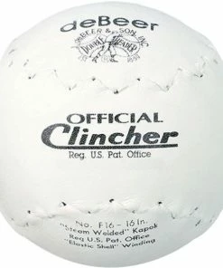 Rawlings DeBeer Official Clincher 16" Leather Slowpitch Softball: F16