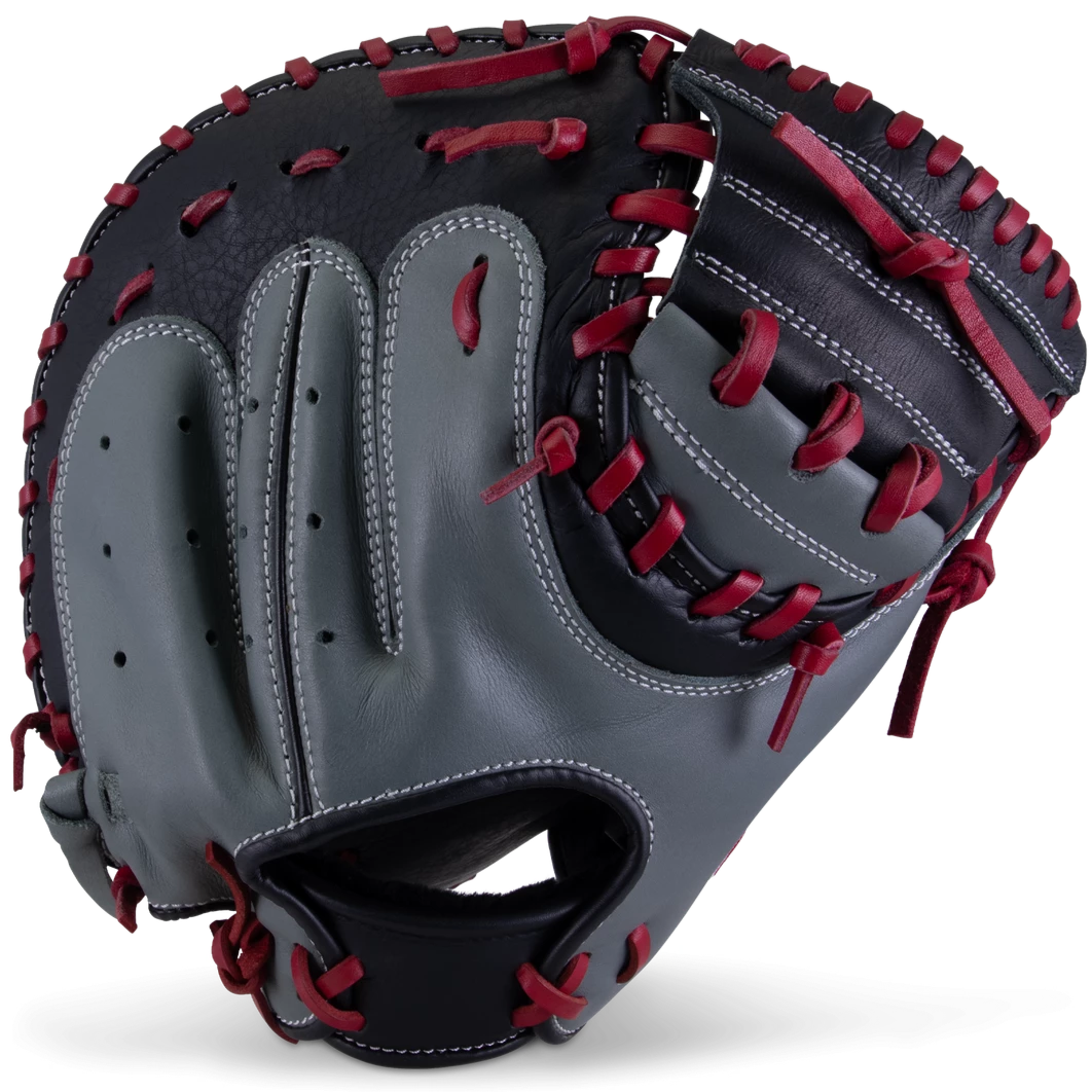 Marucci Caddo S Type 31" Baseball Catcher's Mitt: MFGCADD3100-GY/R