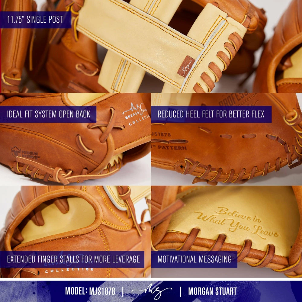 Easton Morgan Stuart Professional Collection Signature Series 11.75" Fastpitch Softball Glove: MJS1878 - Image 5