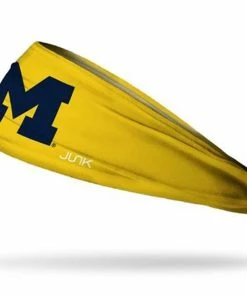 Junk University Of Michigan Logo Maize Headband