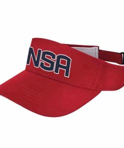Champro Sports NSA Classic Series Scarlet Visor: HV6-S-NW