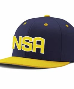 Champro Sports NSA Classic Series Navy Gold Snapback Hat: HC4-NG-GW