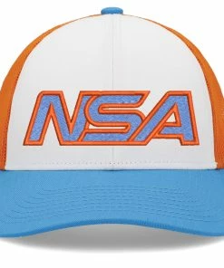 Pacific Headwear NSA Outline Series MIAMI Low-Pro Snapback Hat: P114-WHNOPT
