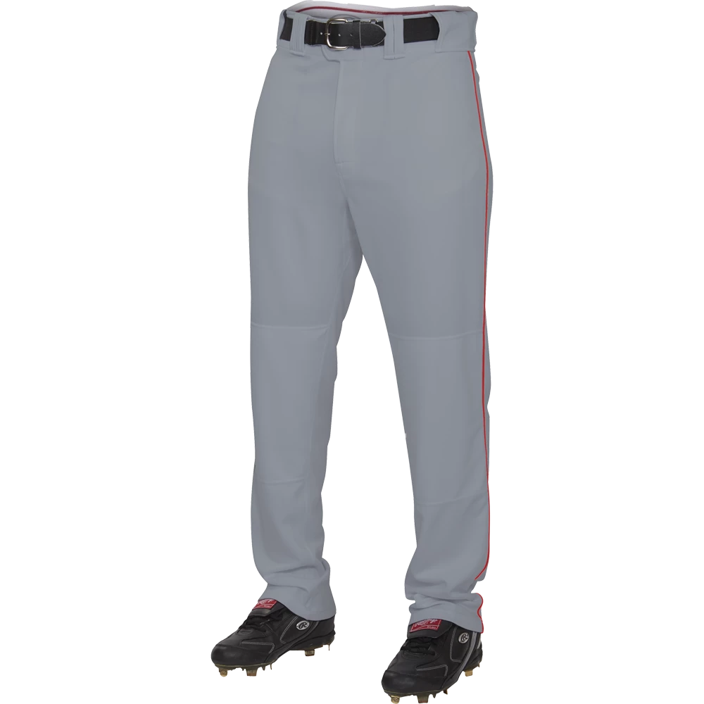 Rawlings Youth Premium Semi-Relaxed Baseball Pants With Piping: YPRO150P