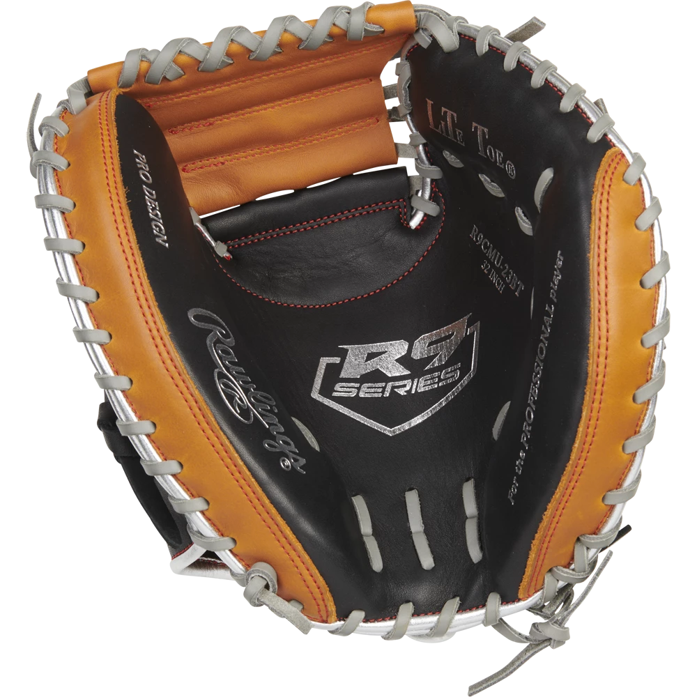 Rawlings R9 32" ContoUR Baseball Catcher's Mitt: R9CMU-23BT - Image 2