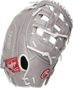 Rawlings R9 12.5" Fastpitch First Base Mitt: R9SBFBM-17G