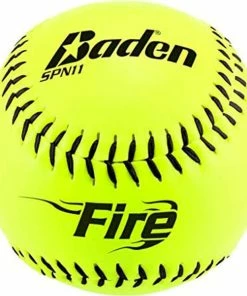 Baden NSA Fire ICON 11" 44/400 Synthetic Slowpitch Softballs: SPN11