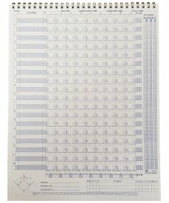 Athletic Specialties Diamond Sport Gear 18 Player Vertical Scorebook: SBB