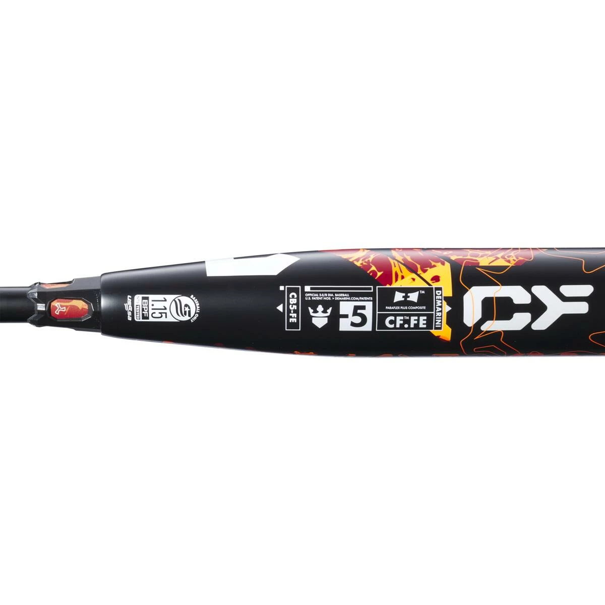 2022 DeMarini CF Mashup -5 (2 5/8") USSSA Baseball Bat: WTDXCB5-FE - Image 5