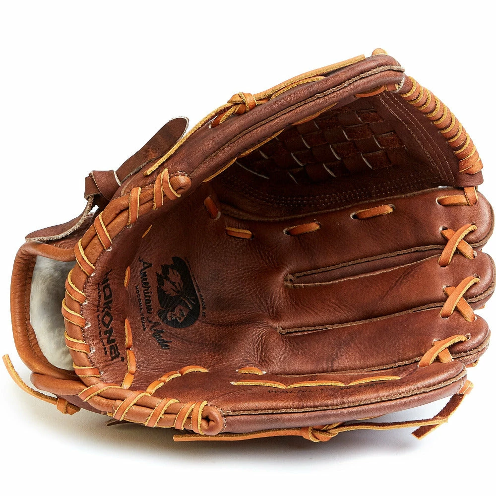 Nokona Walnut Classic 13" Slowpitch Glove: W-1300C - Image 2