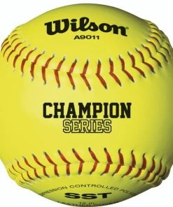 Wilson NFHS Polycore 12" 47/375 Leather Fastpitch Softballs: WTA9011BSST
