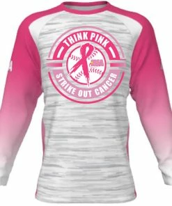 DSG Apparel National Softball Association NSA Breast Cancer Awareness Sublimated Long Sleeve Shirt