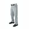 Wilson Adult P200 Classic Knit Relaxed Fit Baseball Pants With Piping: WTA4332